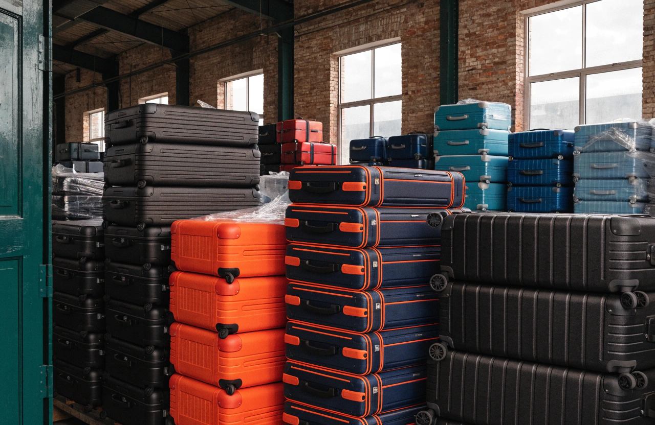 Large-scale luggage production line focused on volume